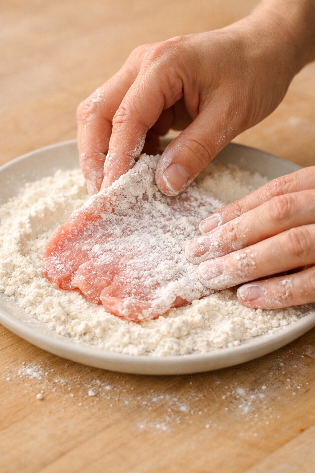 Veal Piccata in White Wine Sauce