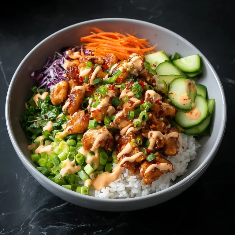 Bang Bang Chicken Rice Bowl