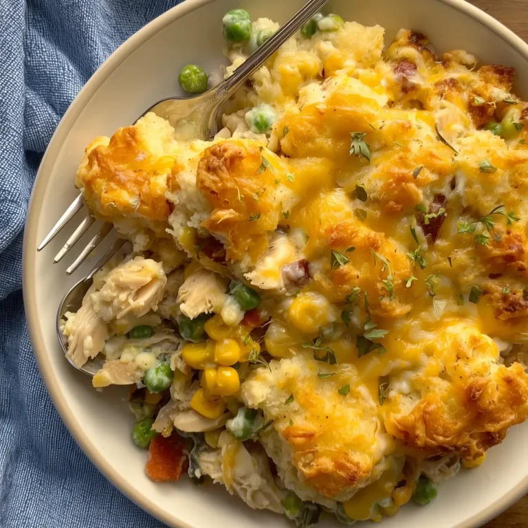 Chicken Cobbler Dinner Casserole