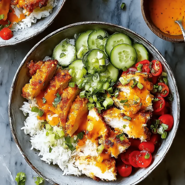 Crispy Crunchy Honey Cajun Chicken Bowls