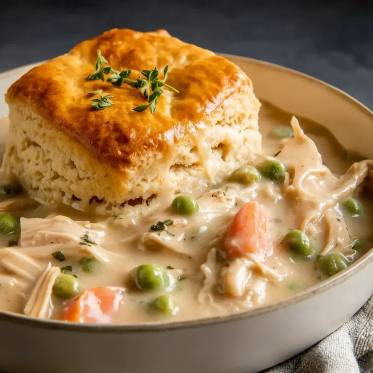 Crockpot Chicken and Biscuits