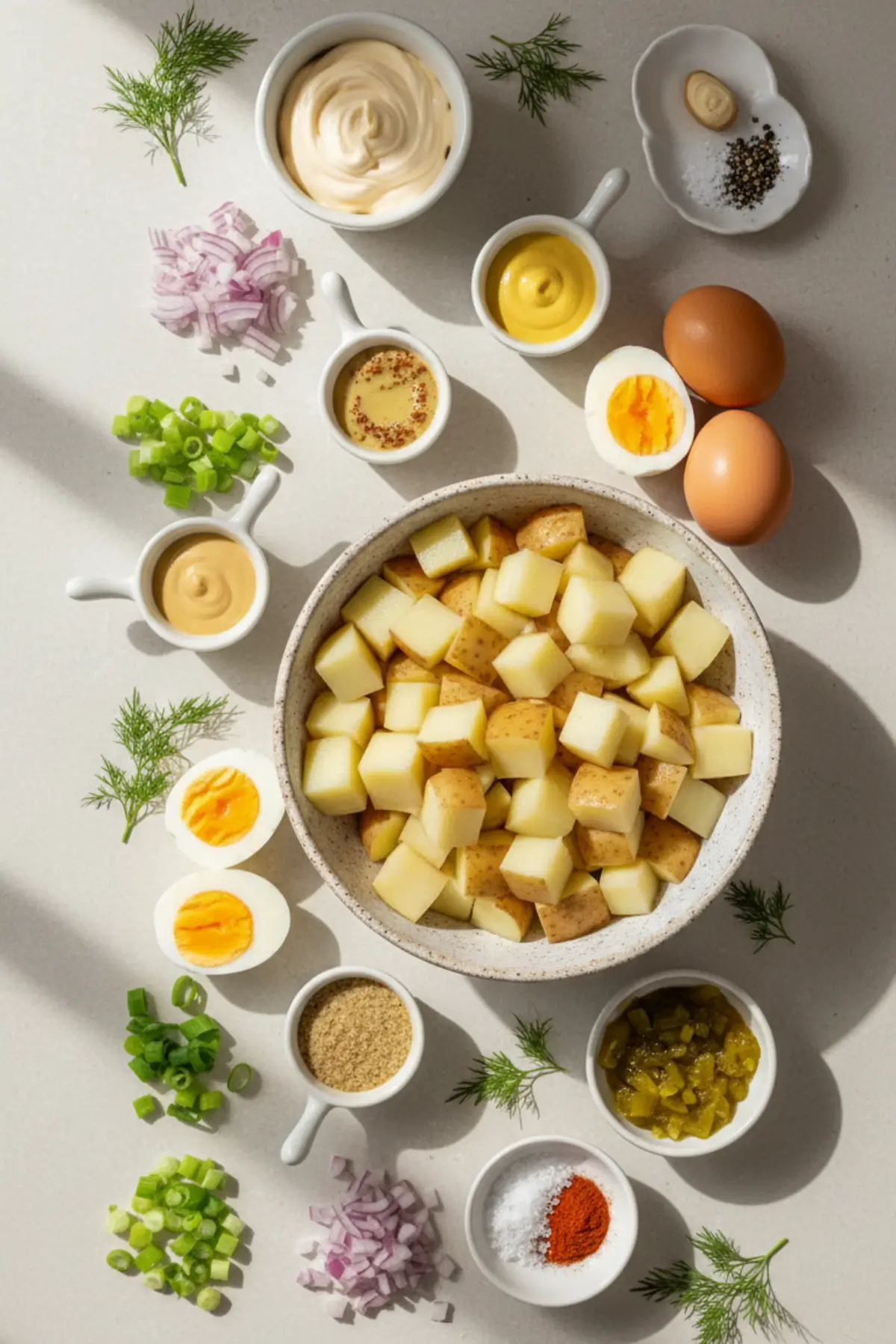 Deviled Egg Potato Salad