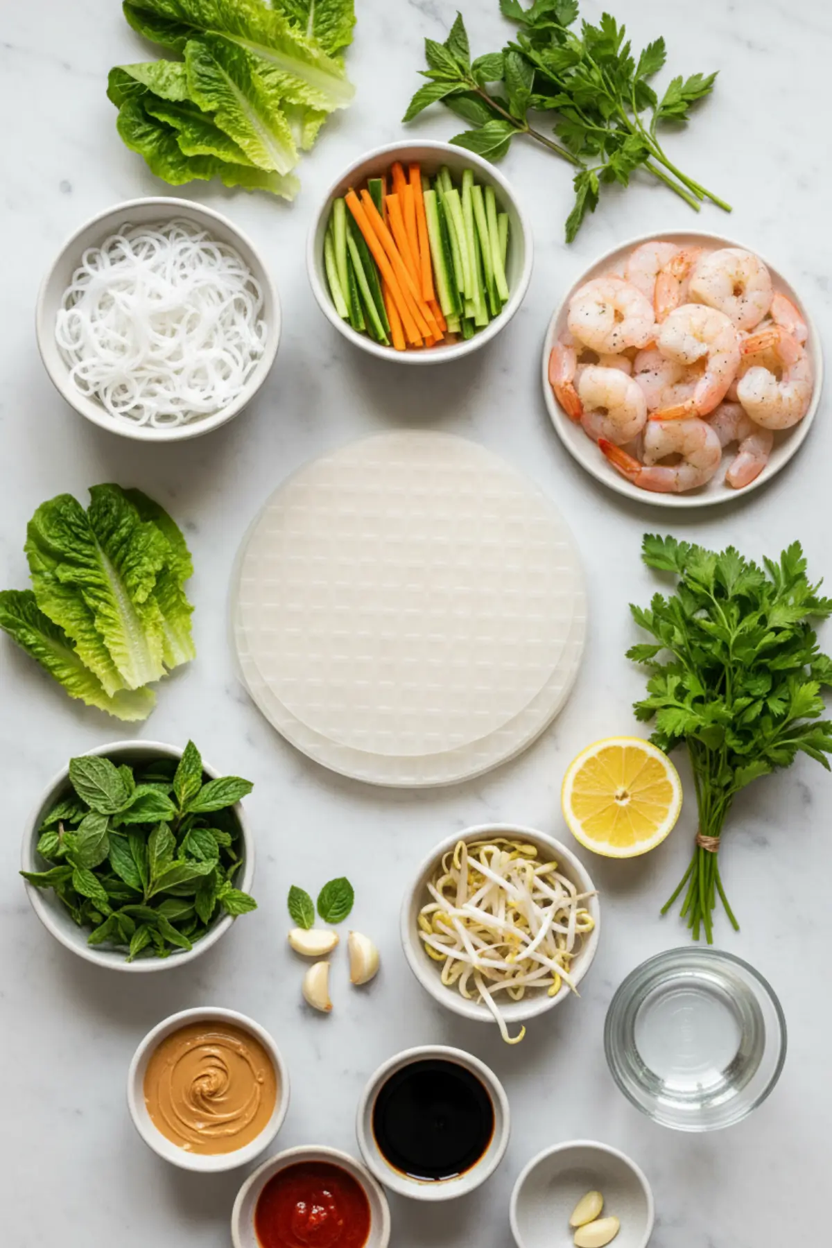 Fresh Vietnamese Spring Rolls