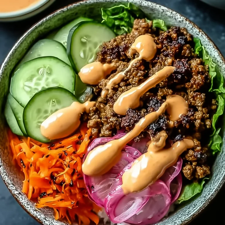 Healthy Burger Bowls with Special Sauce