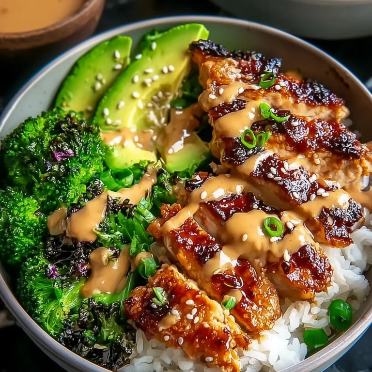 Healthy Sticky Chicken Bowls