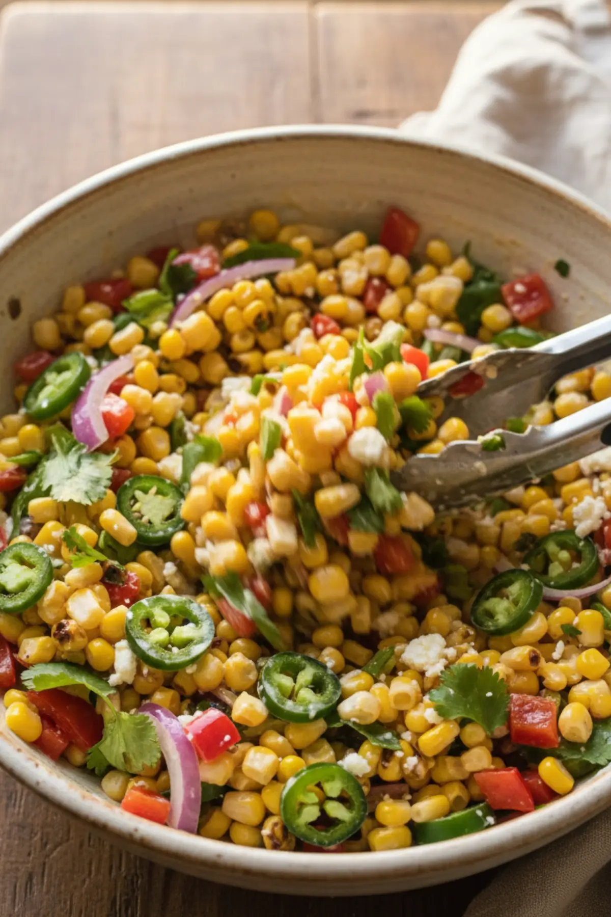 Healthy Street Corn Chicken Rice Bowl