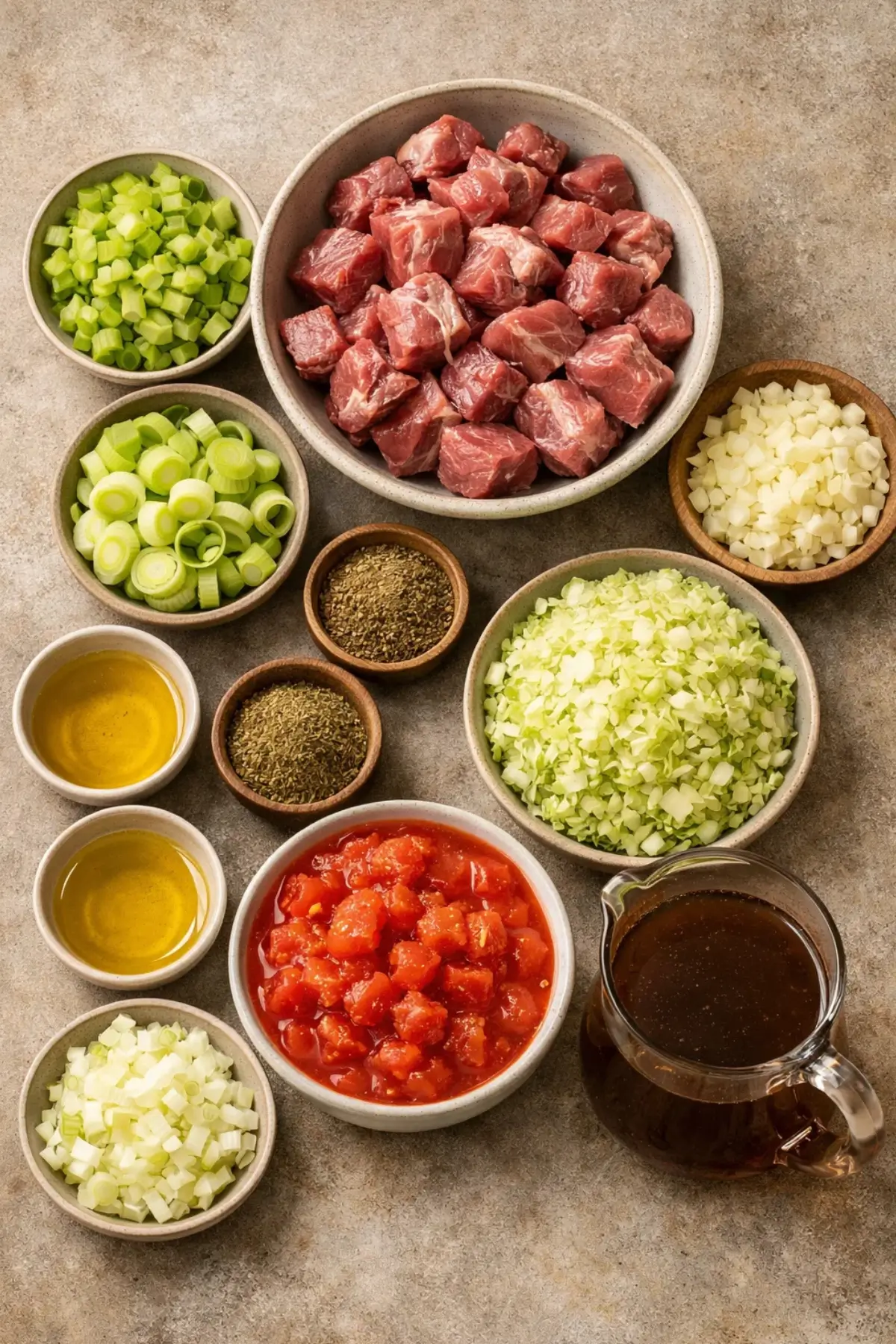 Hearty Lamb Stew with Leeks and Potatoes