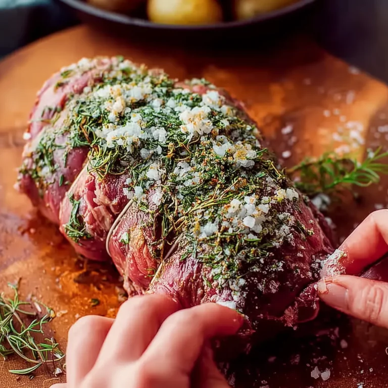 Herb-Roasted Lamb Shoulder with Baby Potatoes