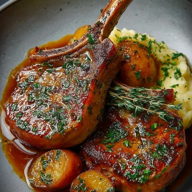 Honey Garlic Butter Lamb Cutlets