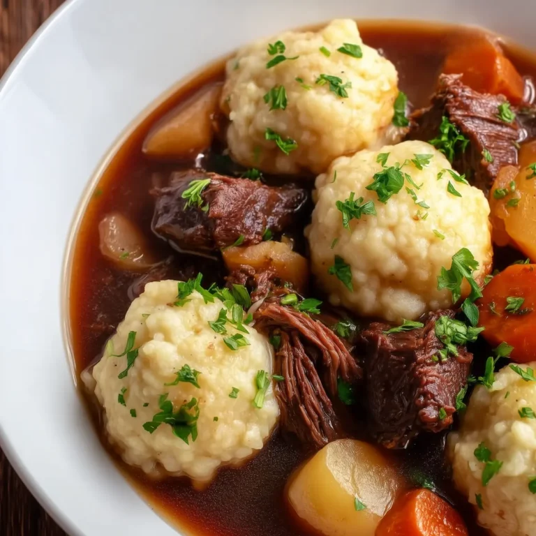 Irish Beef Stew Dumplings