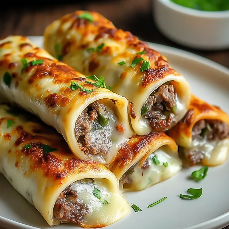Keto Philly Cheesesteak Roll Ups