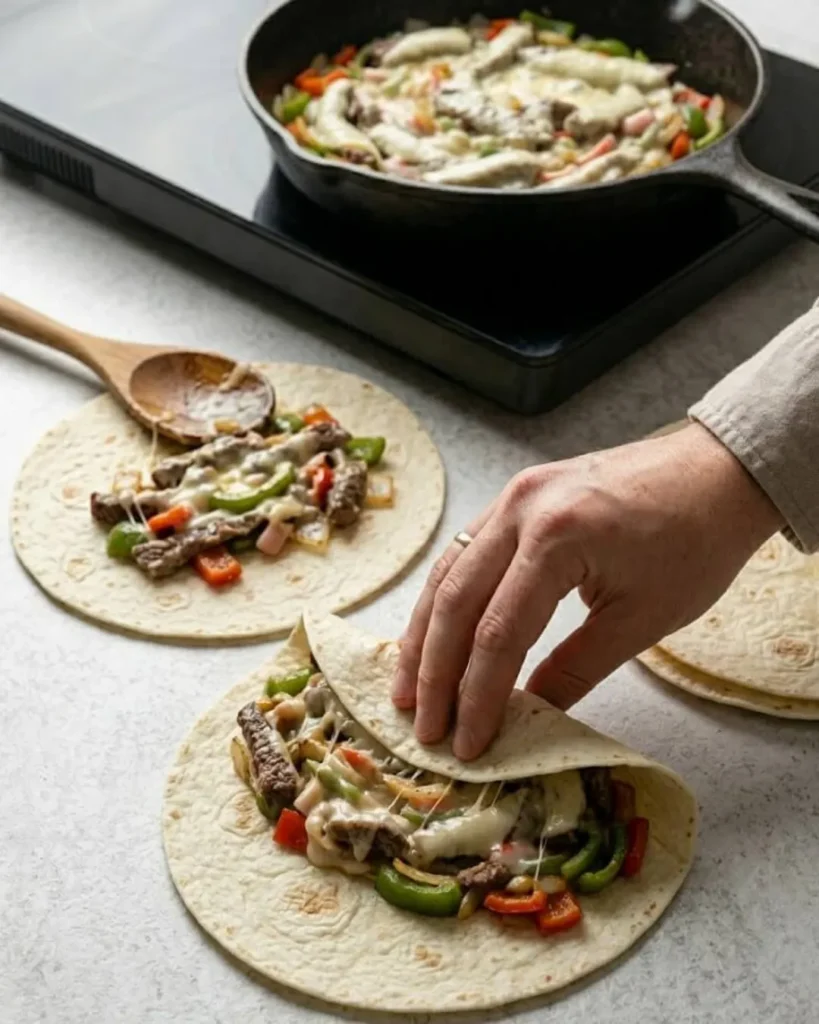 Keto Philly Cheesesteak Roll Ups