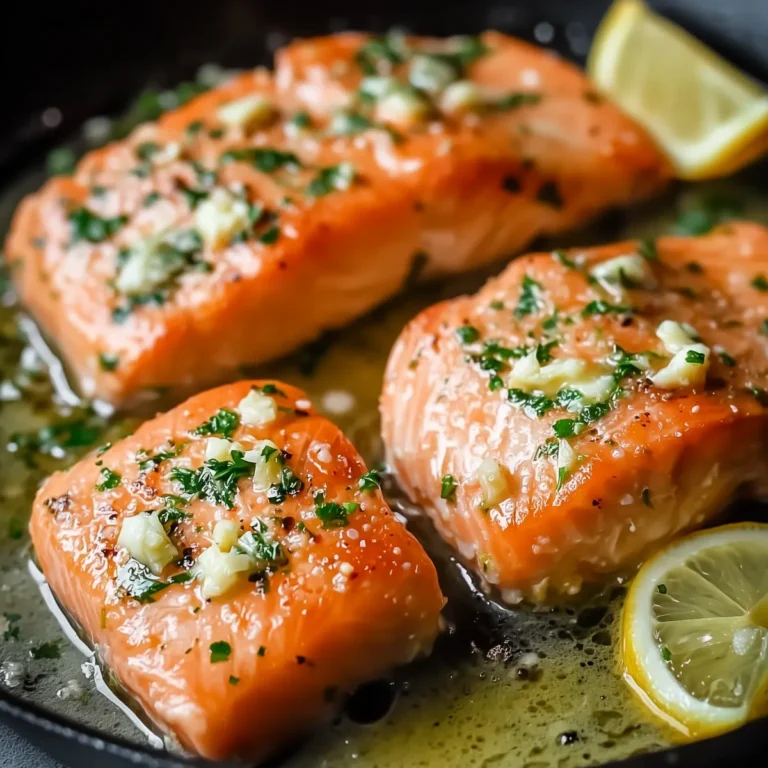 Pan Seared Salmon with Garlic Butter