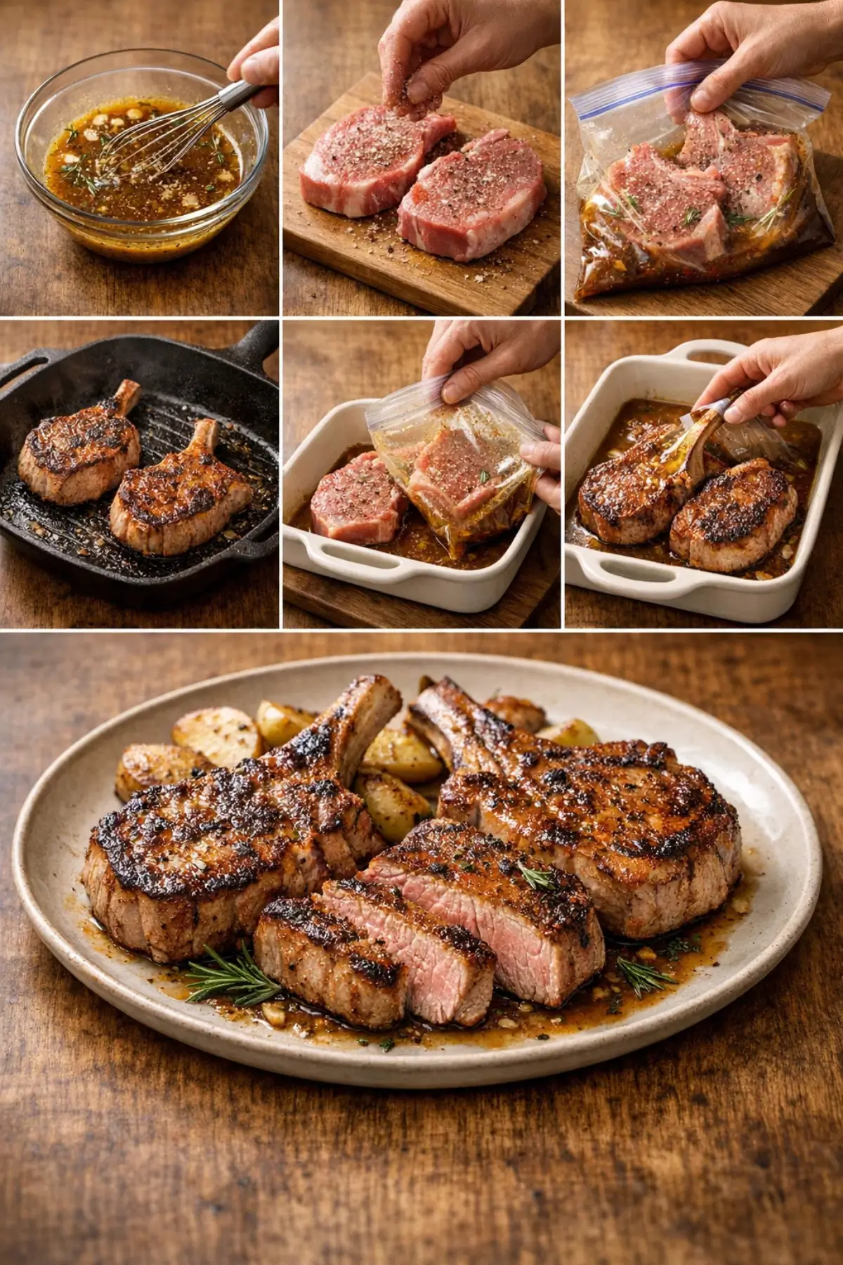 Pan Seared Veal Chops