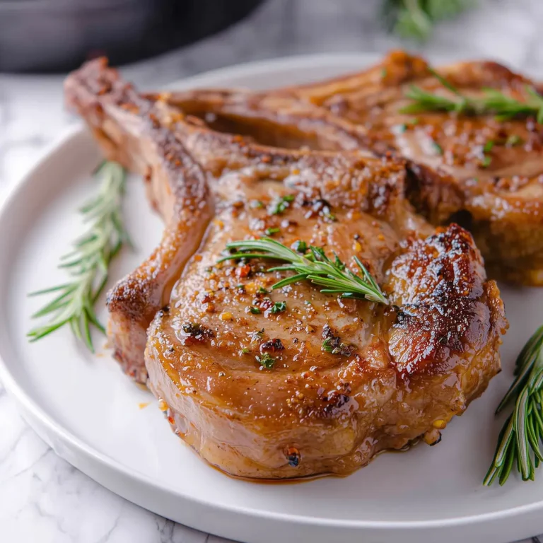 Pan Seared Veal Chops