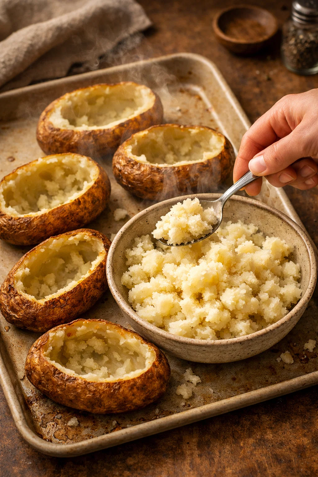 Pot Roast Twice Baked Potato