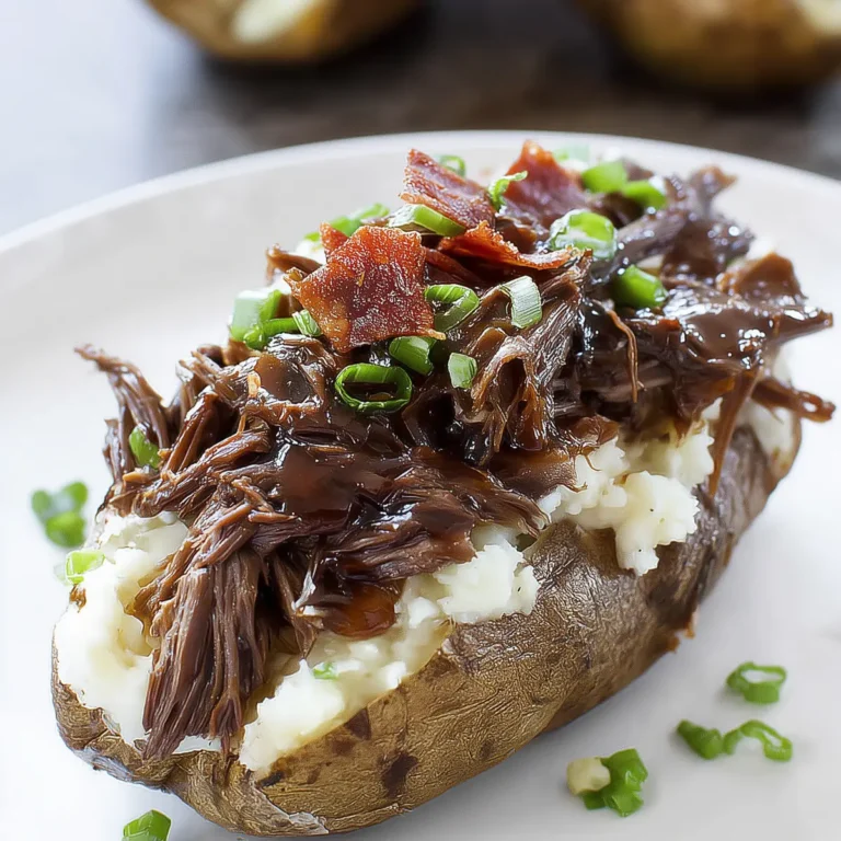 Pot Roast Twice Baked Potato