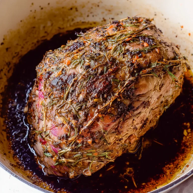 Roasted Boneless Leg of Lamb