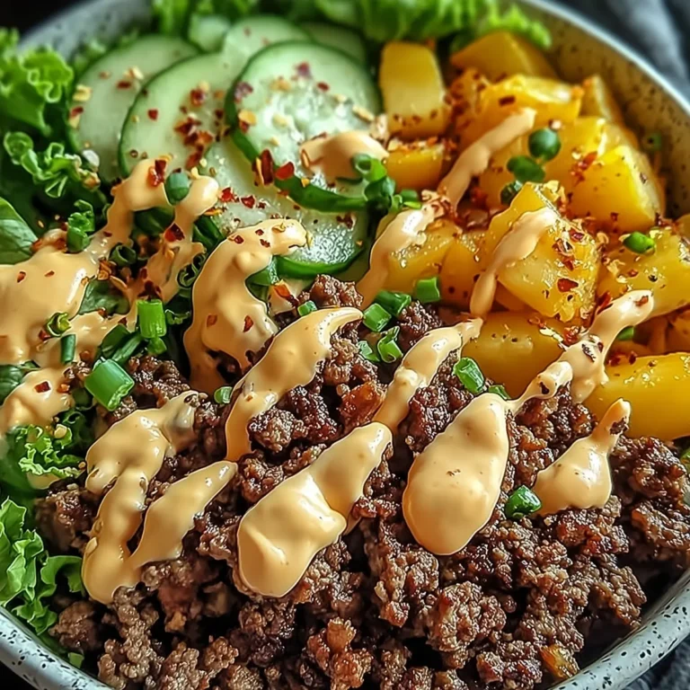 Savory Smash Burger Bowl