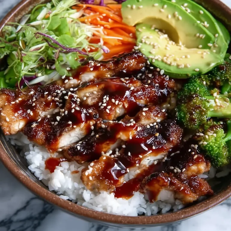 Sticky Chicken Bowls