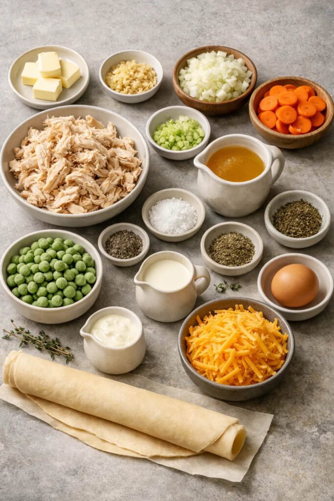 Tasty Chicken Pot Pie Casserole