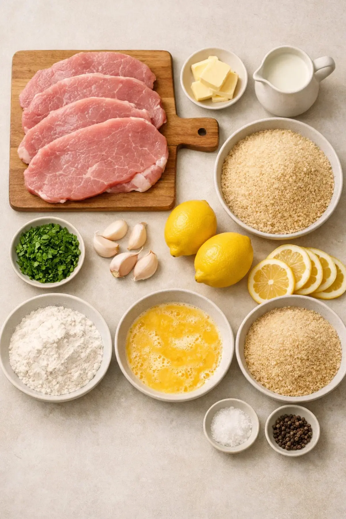 Veal Scallopini with Lemon Cream Sauce