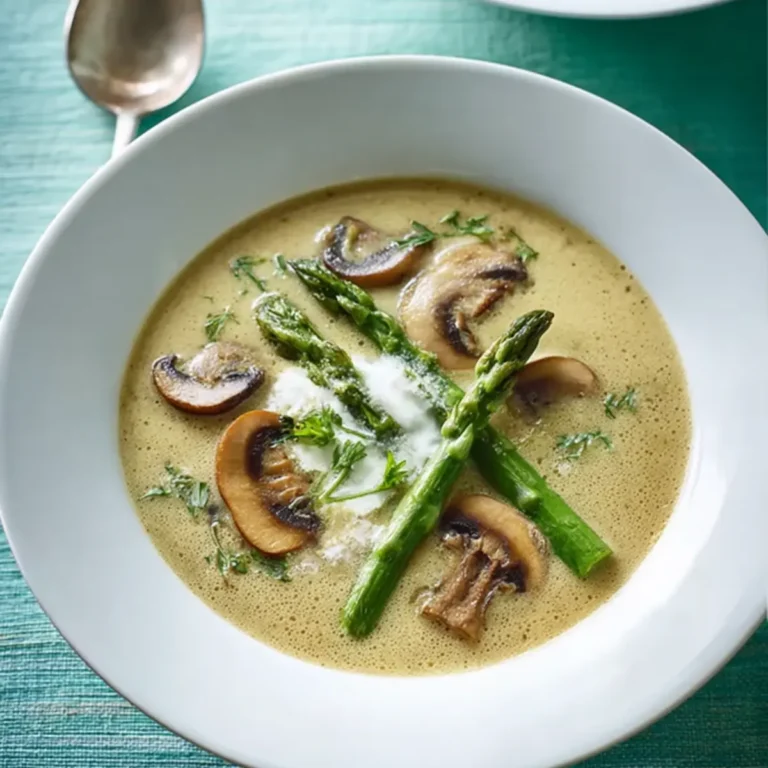 Asparagus & Mushroom Soup