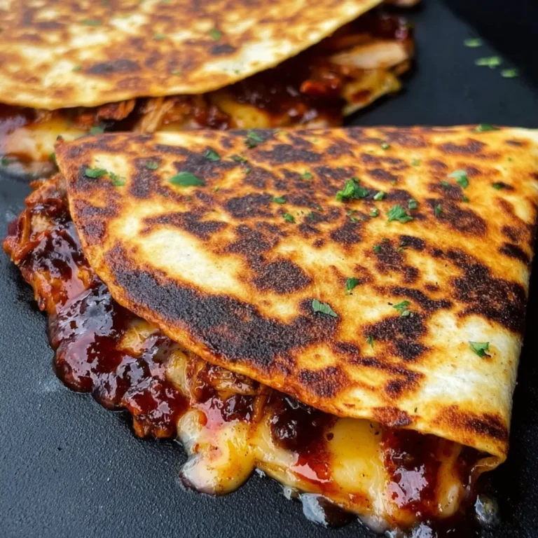 Blackstone Hot Honey BBQ Chicken Quesadillas