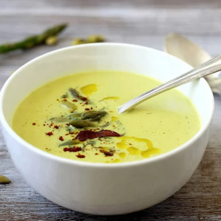 Low Carb Creamy Ginger Asparagus Soup