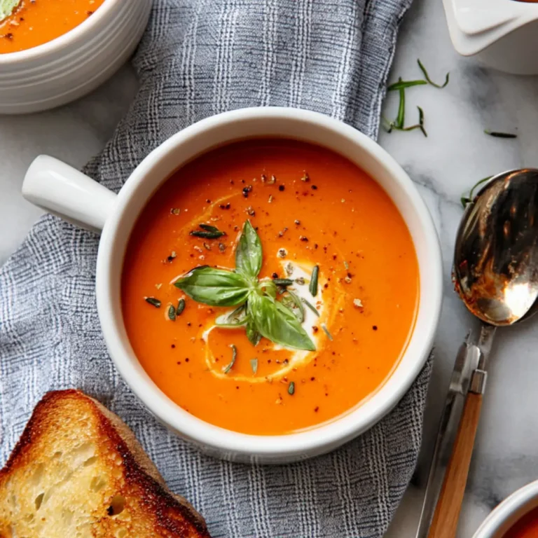 Middle-of-Winter Creamy Tomato Soup