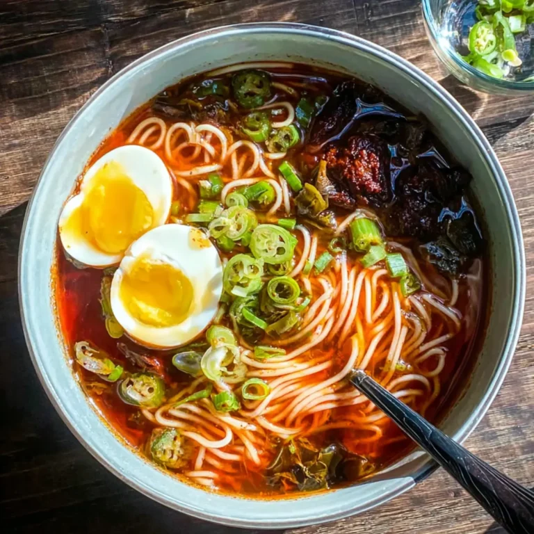 Spicy Gochujang Noodle Soup