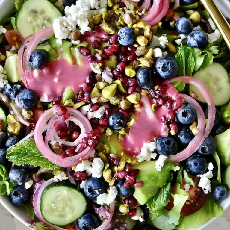 Blueberry Pistachio Spring Salad