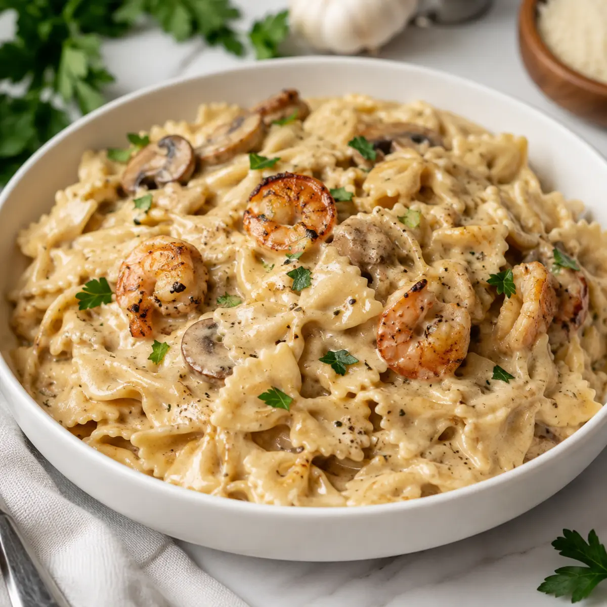 Chicken Garlic Parmesan Pasta