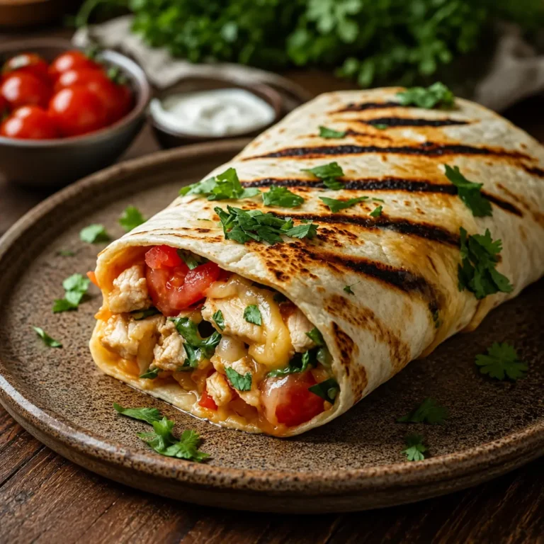Chipotle Ranch Grilled Chicken Burrito