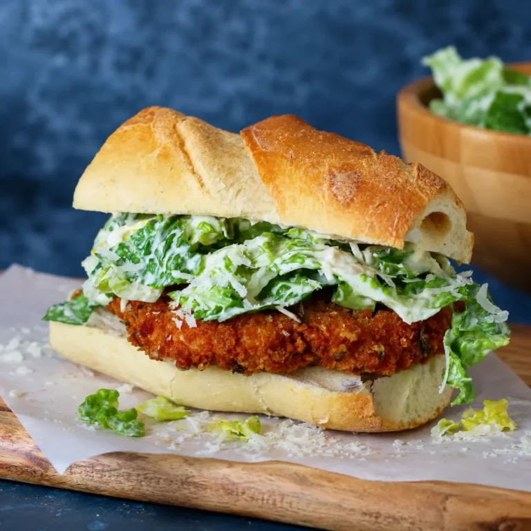 Crispy Chicken Caesar Sandwich
