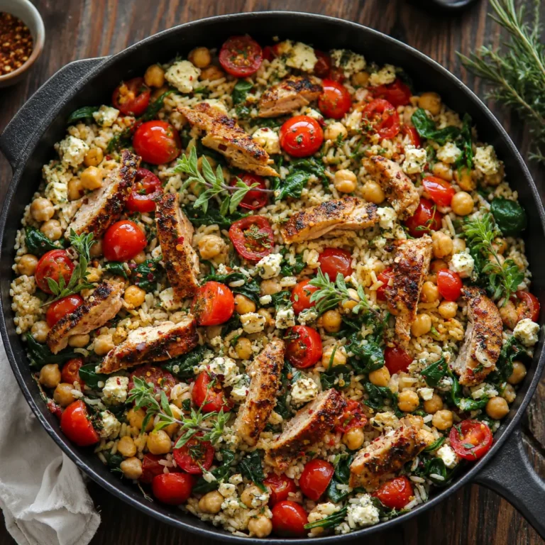 Greek Chicken and Lemon Rice