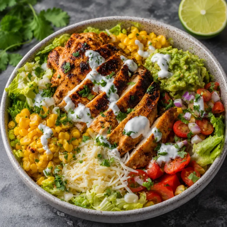 Healthy Chicken Taco Bowls