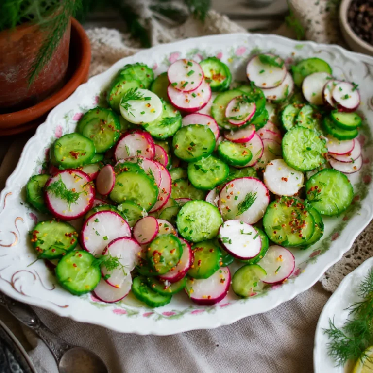 Radish and Cucumber Salad