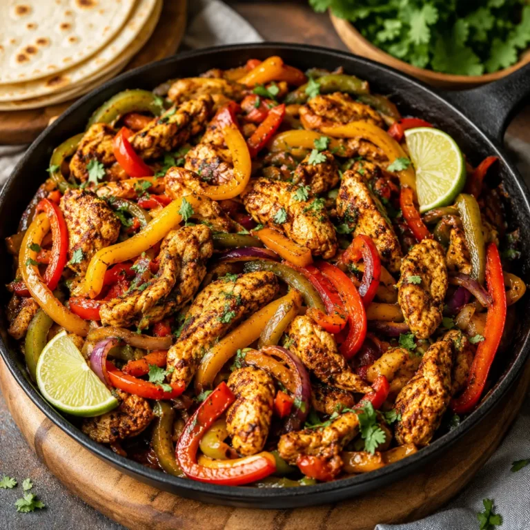 Sheet Pan Chicken Fajitas