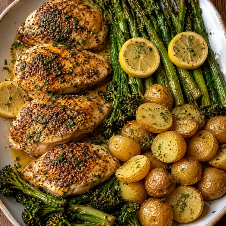 Sheet Pan Garlic Butter Chicken and Veggies