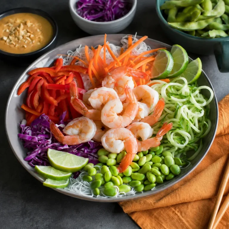 Shrimp Spring Roll Bowls