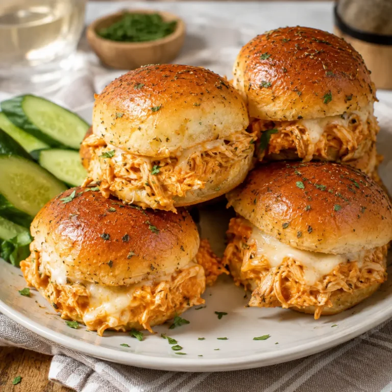 Spicy Buffalo Chicken Sliders